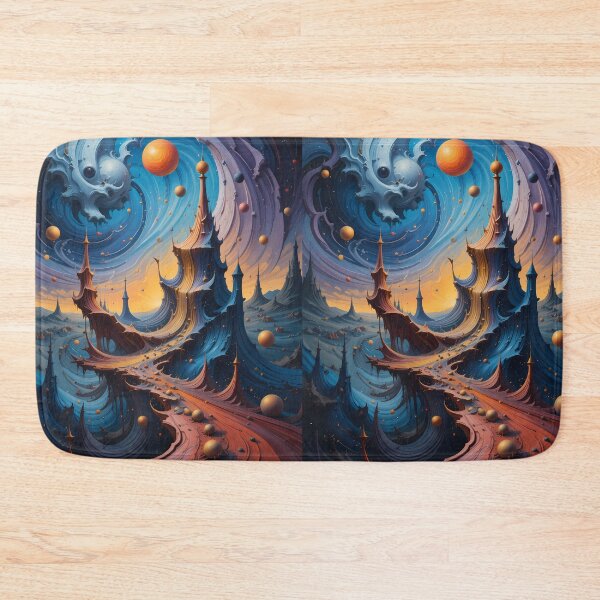 Item preview, Path Abstracts Fantastical Worlds Landscapes Surreal Art Magic designed and sold by ART ATTACK ZONE.