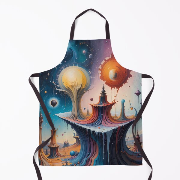 Item preview, Planets Abstracts Fantastical Worlds Landscapes Surreal Art Magic designed and sold by ART ATTACK ZONE.