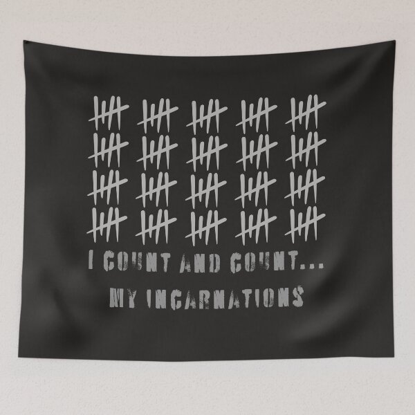 Item preview, I count and count...my incarnations. Meditation on my births and departures designed and sold by Betinka.