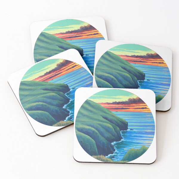 Item preview, September sunset Cornwall  designed and sold by GooseQuill.