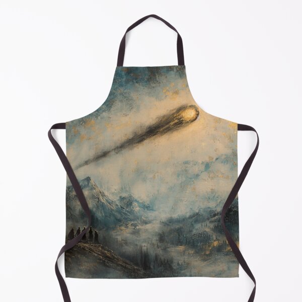 Item preview, Medieval Art - Dark Ages Comet and Cult Painting designed and sold by Fantasy Masterpiece.