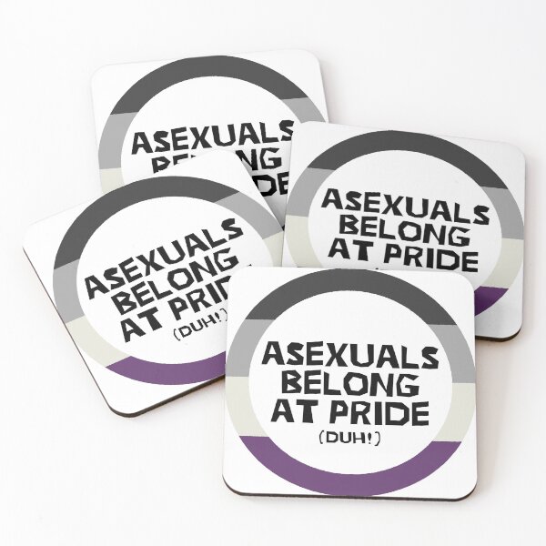 Item preview, Asexuals Belong At Pride designed and sold by DrunkyDude.