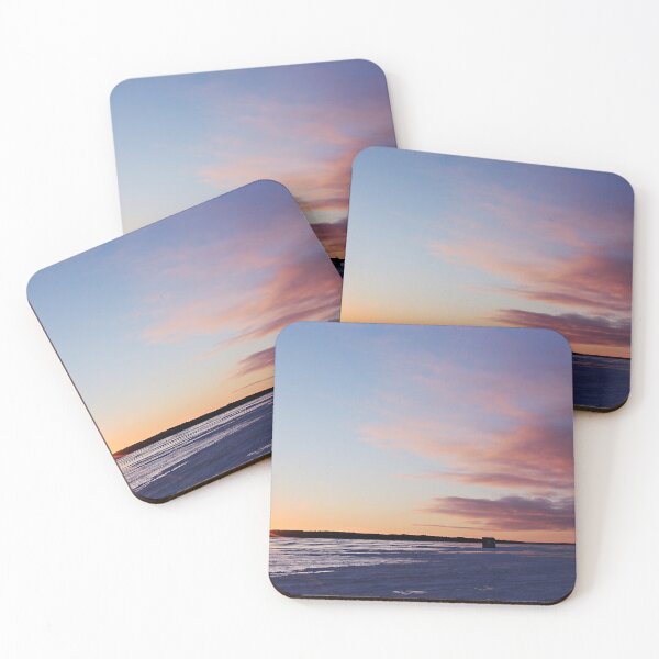Item preview, Ice Shanty Sunset designed and sold by Yannik Hay.