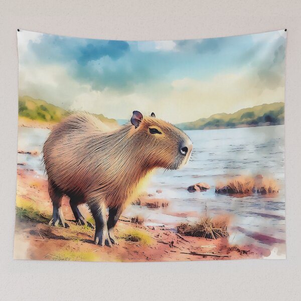 Item preview, Capybara Art #81 | Capybara Lovers designed and sold by ksgraphics222.