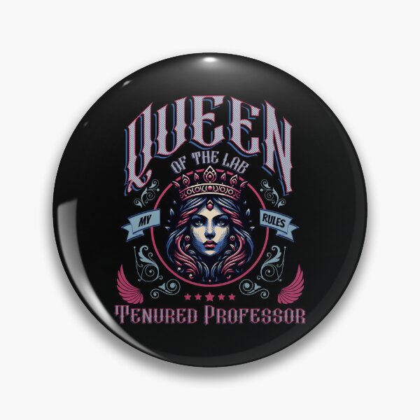 Item preview, Queen Of The Lab Tenured Professor | Tenured Professor Present | Woman Associate Professor | Women In Academia designed and sold by jadedscientist.