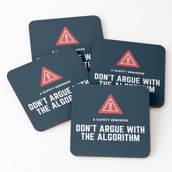 Item preview, Don’t Argue with the Algorithm designed and sold by Sleek Sketch Studio.