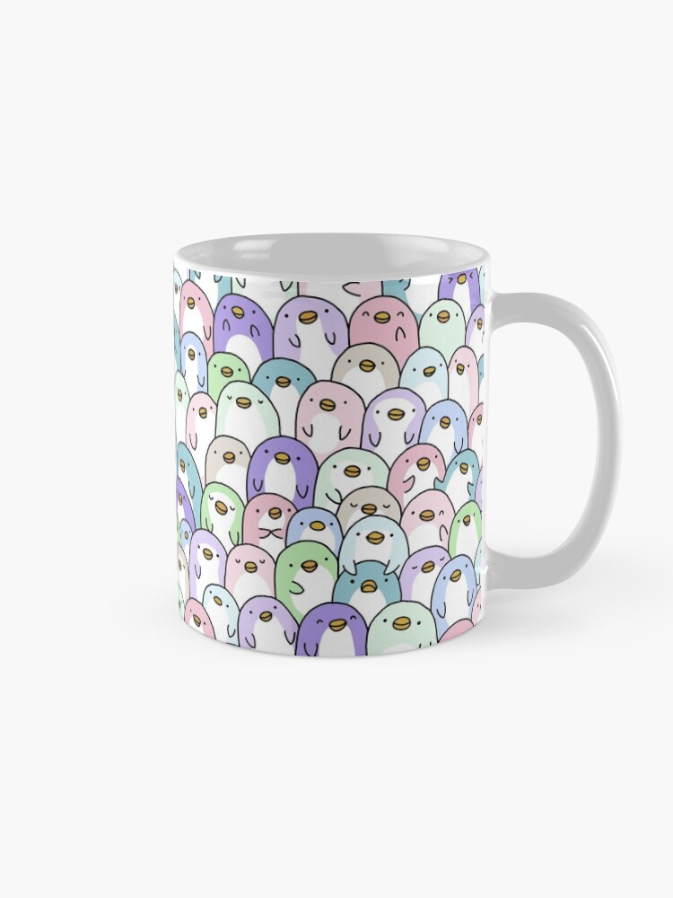 Thumbnail 5 of 6, Coffee Mug, Penguin Snuggles designed and sold by KiraKiraDoodles.