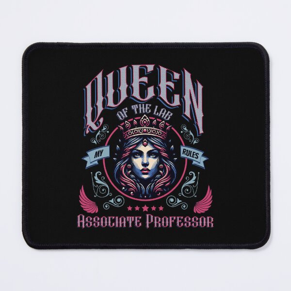 Item preview, Queen Of The Lab Associate Professor | Tenured Professor Present | Woman Associate Professor | Women In Academia designed and sold by jadedscientist.
