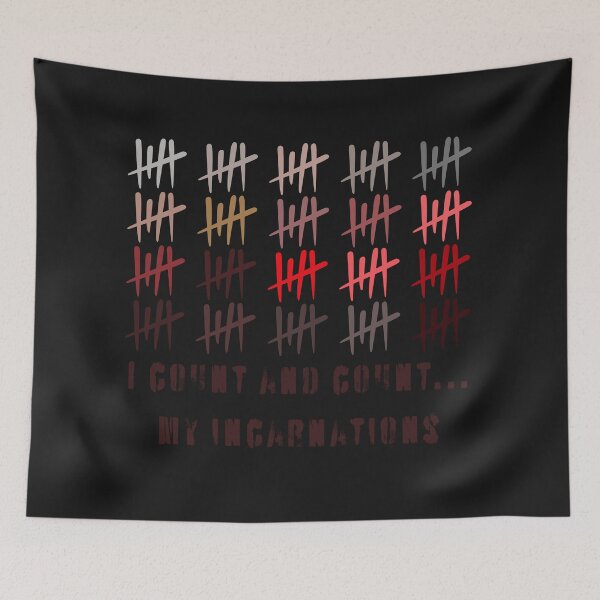 Item preview, I count and count...my incarnations, meditation on my births and departures designed and sold by Betinka.