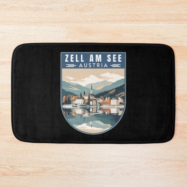 Item preview, Zell am See in Salzburg Austria Retro Travel Art Badge designed and sold by MaateoDesign.