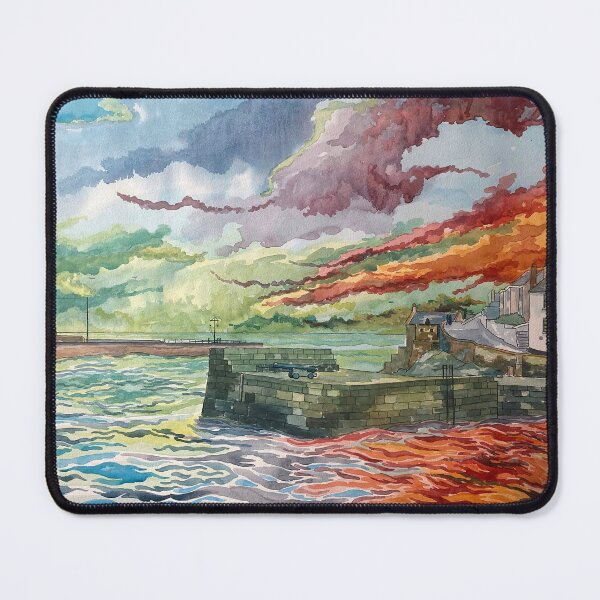 Item preview, Porthleven sunset designed and sold by GooseQuill.