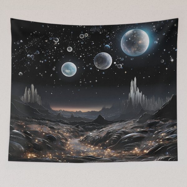Item preview, Space. Space landscape. Stars and planets. designed and sold by MagelliShop.