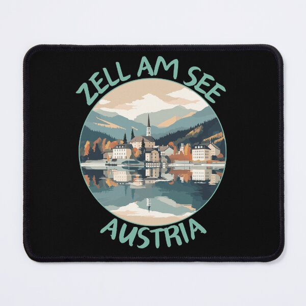 Item preview, Zell am See in Salzburg Austria Retro Travel Art Emblem designed and sold by MaateoDesign.