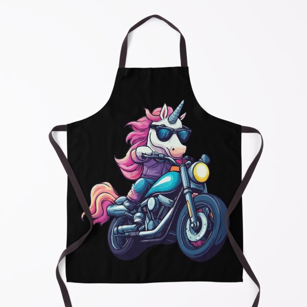 Item preview, Unicorn Riding a Motor Bike designed and sold by VelvetRoom.