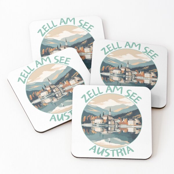 Item preview, Zell am See in Salzburg Austria Retro Travel Art Emblem designed and sold by MaateoDesign.