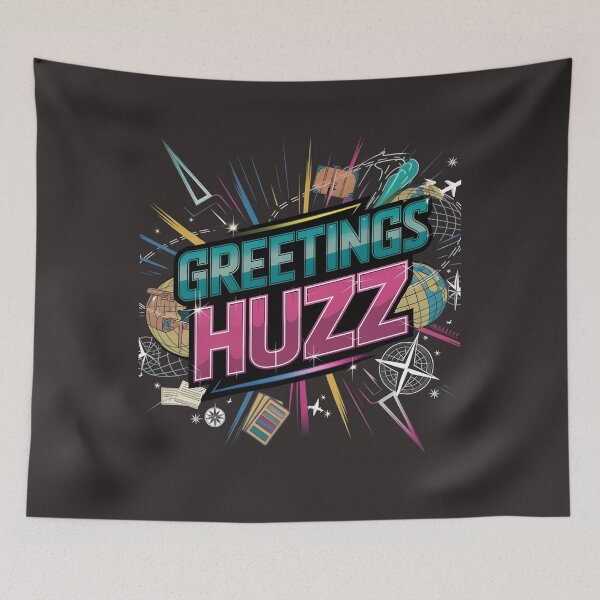Item preview, Greetings Huzz  designed and sold by TravelofArtist.
