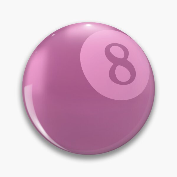 Item preview, Pink 8 Ball Round Aesthetic designed and sold by Ealasaid Grady-Harper.