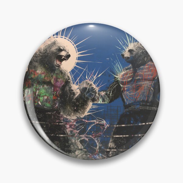 Item preview, Bear Fight designed and sold by Skelter-Skelter.