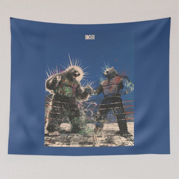 Item preview, Bear Fight designed and sold by Skelter-Skelter.