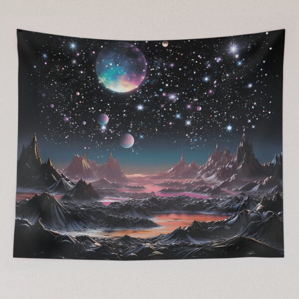 Item preview,  Space landscape. Stars and planets. designed and sold by MagelliShop.