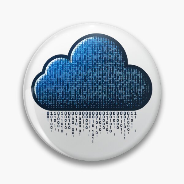 Item preview, Funny Cloud binary style for programmer developer IT people software  designed and sold by All Year Round.