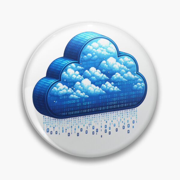 Item preview, Funny Cloud binary style for programmer developer IT people software  designed and sold by All Year Round.