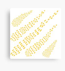 Yellow Splashes by FreddiJr Canvas Print