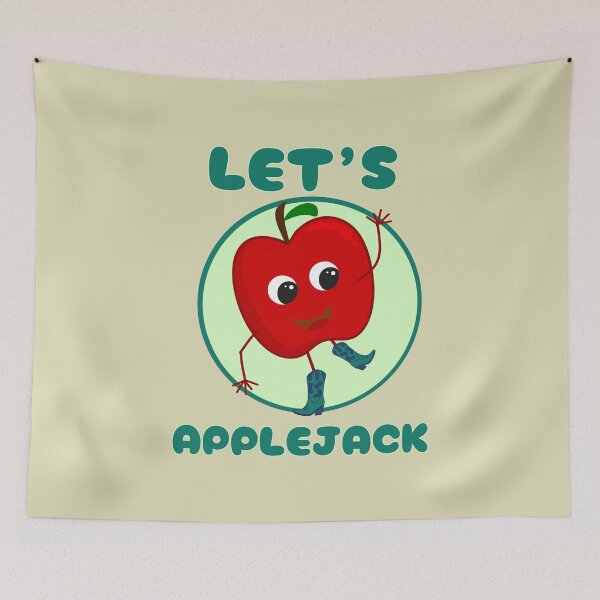 Item preview, Let's applejack, apple wearing cowboy boots designed and sold by BritishDelights.