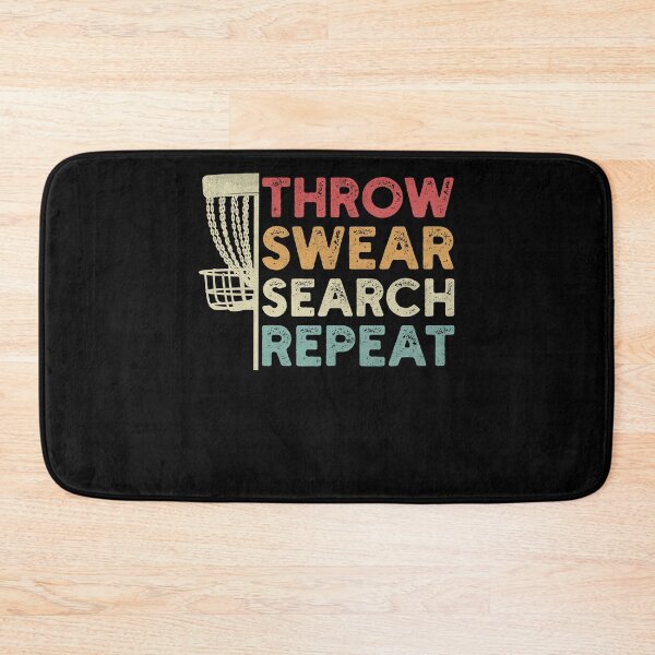 Item preview, Disc Golf - Throw Swear Search Repeat Funny designed and sold by PrintCrafting.