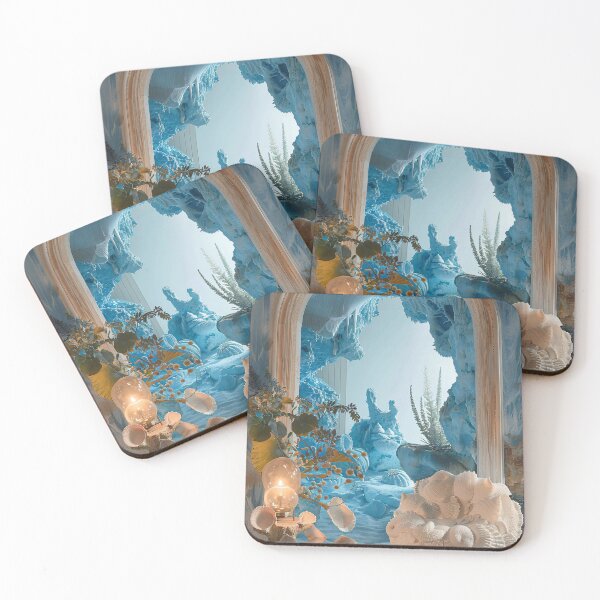 Item preview, Underwater Dream Villa | Vintage Aesthetic Art designed and sold by yinyuecreation.
