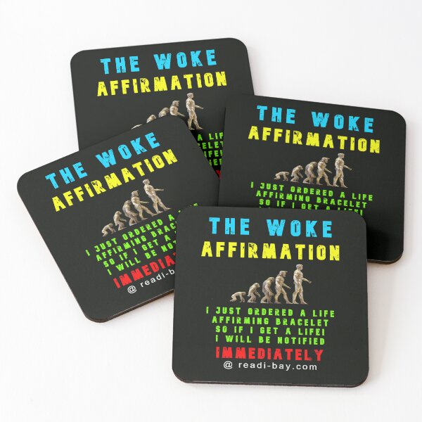 Item preview, The Woke Affirmation Meme designed and sold by alien almanac.