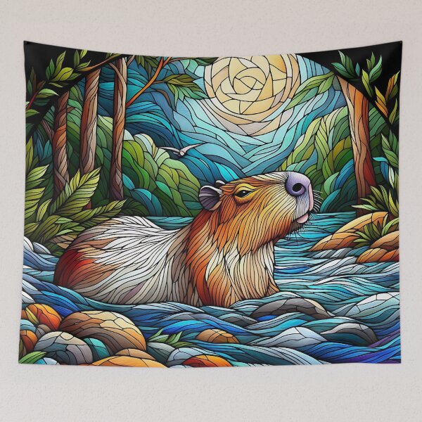 Item preview, Capybara Art #87 | Capybara Lovers designed and sold by ksgraphics222.