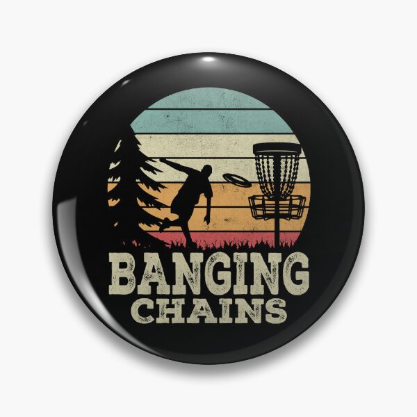 Item preview, Banging Chains Funny Disc Golf Basket designed and sold by PrintCrafting.