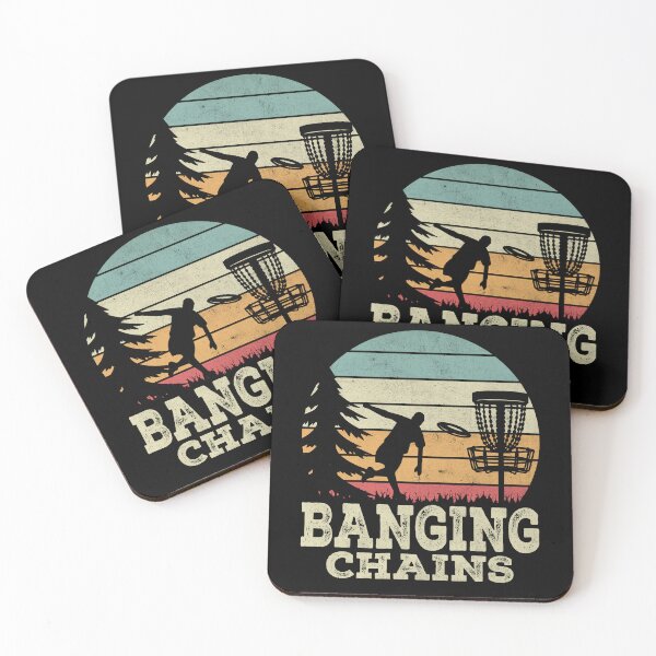 Item preview, Banging Chains Funny Disc Golf Basket designed and sold by PrintCrafting.