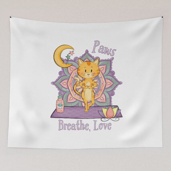Item preview, Cat Yoga Meditation, Cute and funny wellness-inspired design — perfect for yogis and health enthusiasts! designed and sold by MerchSearchCO.