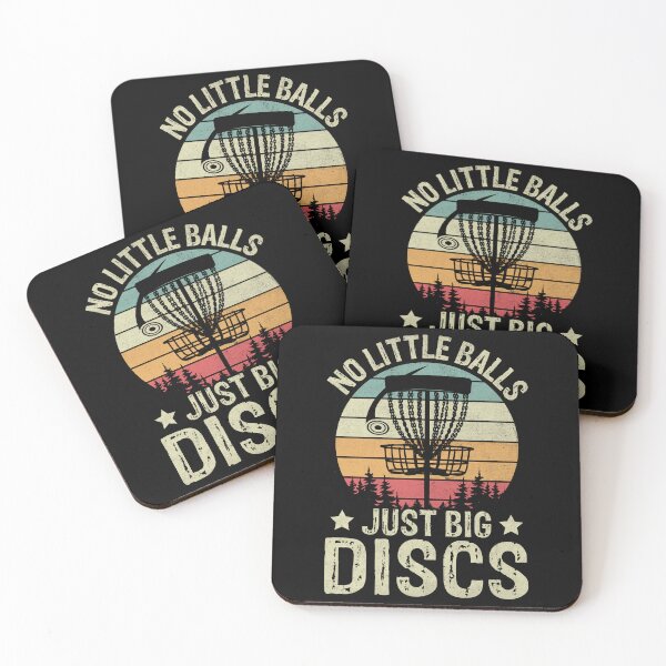 Item preview, Disc Golf - No Little Balls Just Big Discs Funny designed and sold by PrintCrafting.