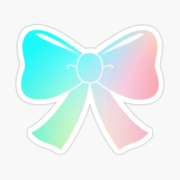 "bow" Sticker for Sale by livvs00 | Redbubble