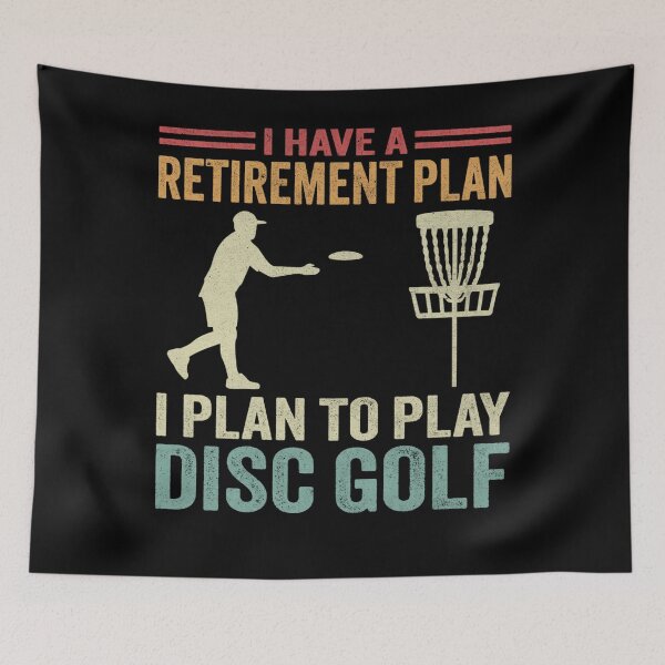 Item preview, Funny Disc Golf Retirement Plan Frisbee Golfer designed and sold by PrintCrafting.