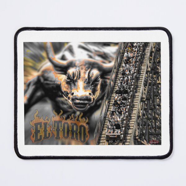 Item preview, El Toro Rollercoaster @ Six Flags Great Adventure, Custom Image designed and sold by coasterjamin24.