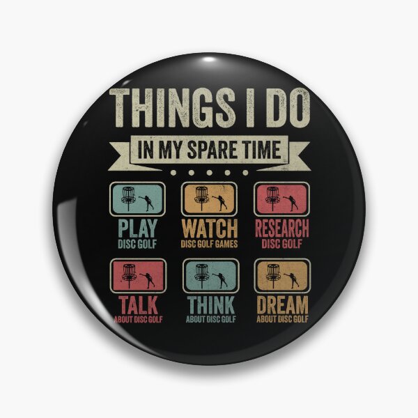 Item preview, Disc Golf Lover Spare Time Activities Funny Gift designed and sold by PrintCrafting.