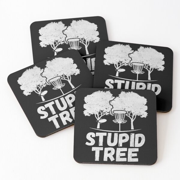 Item preview, Stupid Tree Disc Golf Humor Funny Frisbee Golfer designed and sold by PrintCrafting.