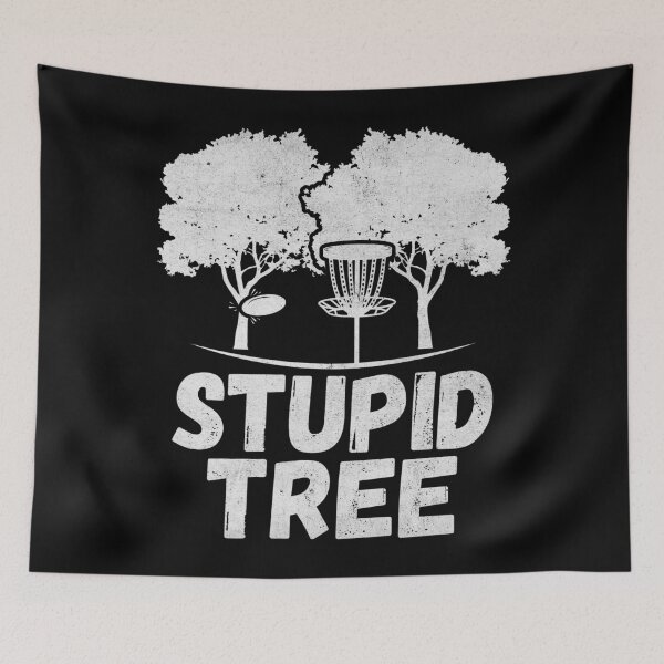 Item preview, Stupid Tree Disc Golf Humor Funny Frisbee Golfer designed and sold by PrintCrafting.