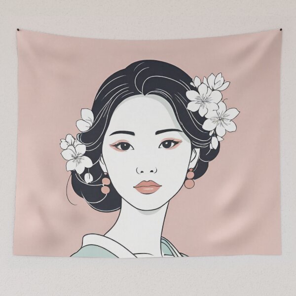 Item preview, Pure Asian beauty design designed and sold by ShenGha-design.