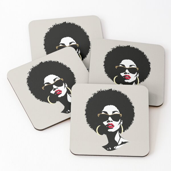 Item preview, Black Women Face Afro American Juneteenth Afrocentric Women designed and sold by PurpleLoveStore.