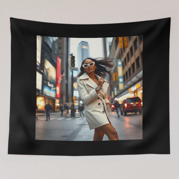 Item preview, Urban Elegance: Stylish Fashion Portrait in the City designed and sold by QPTheeArtist.