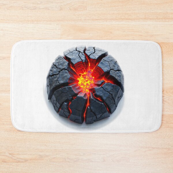 Item preview, Cracked Surface with Glowing Lava: Hyper-Realistic 3D Art designed and sold by Eiadlight.