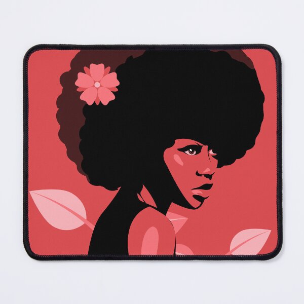 Item preview, Afro Silhouette of a black woman  designed and sold by itsdexterart.
