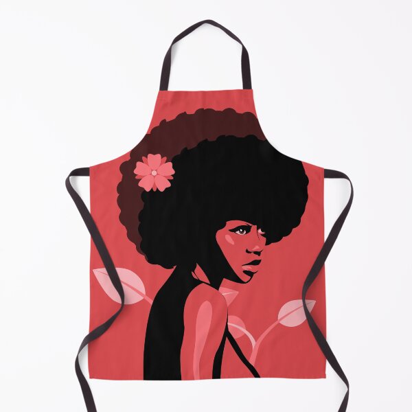 Item preview, Afro Silhouette of a black woman  designed and sold by itsdexterart.
