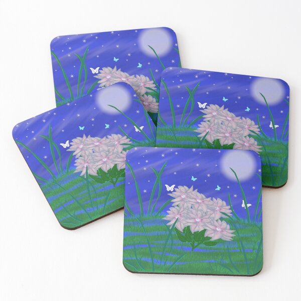 Item preview, midnight moon flower designed and sold by Artisfunforme.