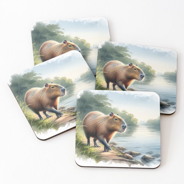 Item preview, Capybara Art #92 | Capybara Lovers designed and sold by ksgraphics222.